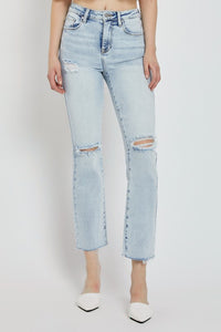 Kryssi High Rise Straight leg jeans