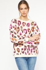 Multi Colored Leopard Sweater