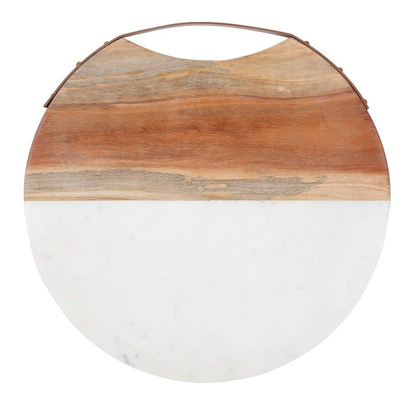 Acacia Wood and Marble Board