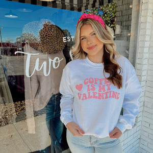 Coffee is my Valentine pullover